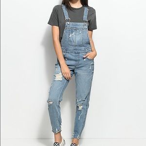 Distressed Overalls